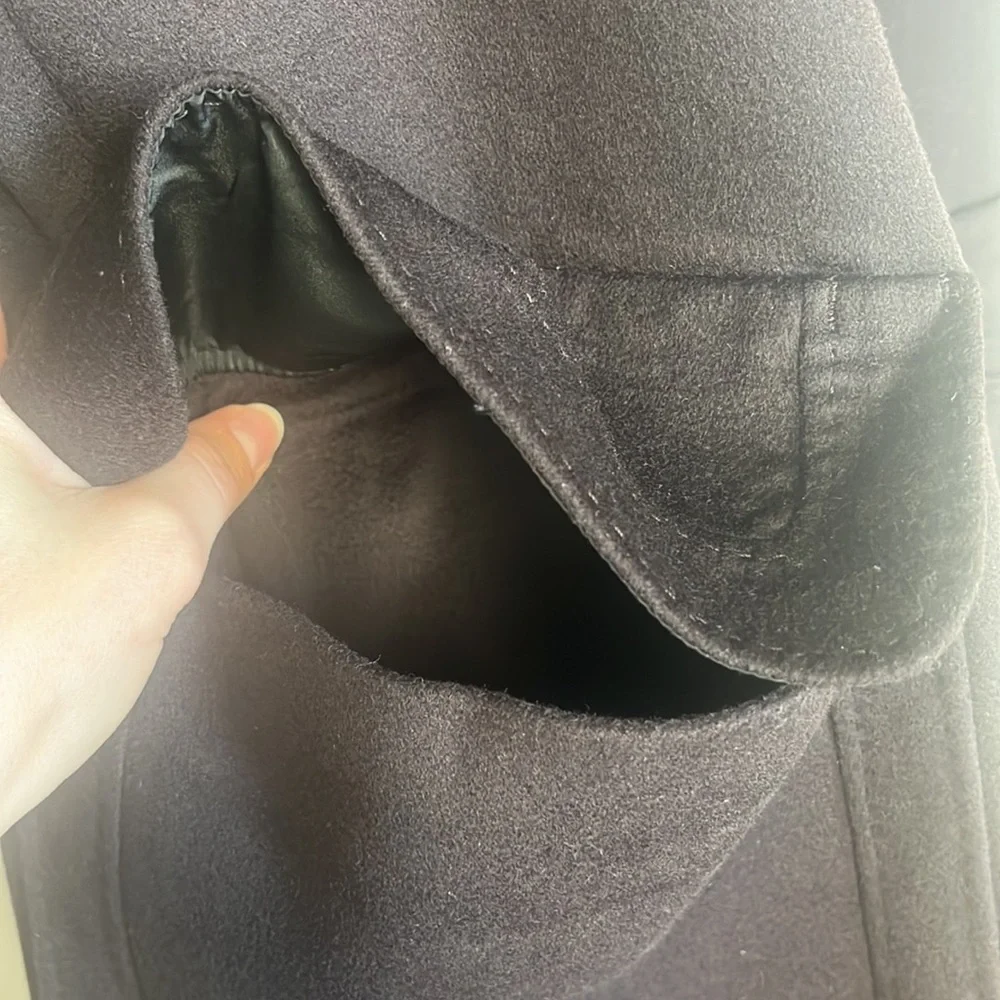 Wool/Cashmere Dark Brown Pringle of Scotland Coat - Picture 8 of 10